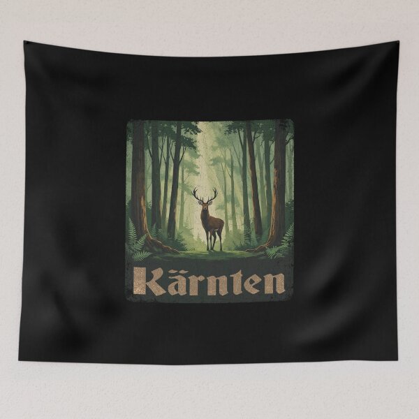 Item preview, Carinthia forest and deer gloomy designed and sold by blankshirt.