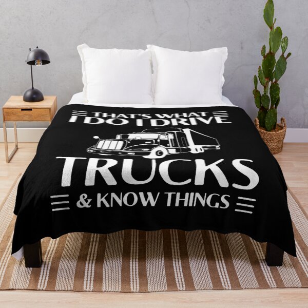 Item preview, Funny Trucker That's What I Do I Drive Trucks & I know Things Truck Driver designed and sold by MouDantArts.