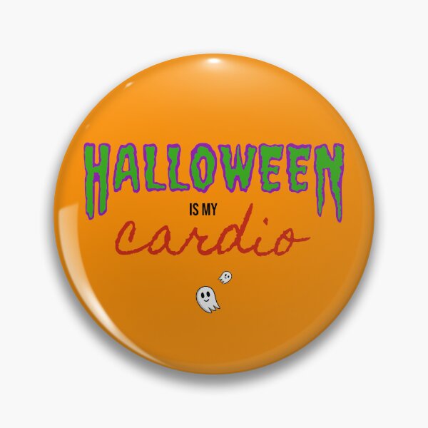 Item preview, Halloween Is My Cardio – Funny Ghost Fitness Design BRIGHT COLORS designed and sold by CARPIO Creations.