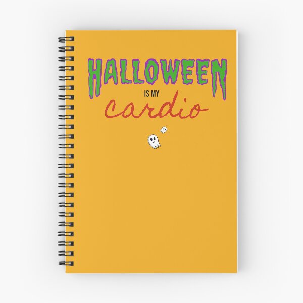 Item preview, Halloween Is My Cardio – Funny Ghost Fitness Design BRIGHT COLORS designed and sold by CARPIO Creations.