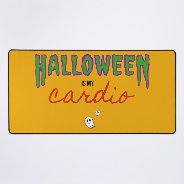 Item preview, Halloween Is My Cardio – Funny Ghost Fitness Design BRIGHT COLORS designed and sold by CARPIO Creations.