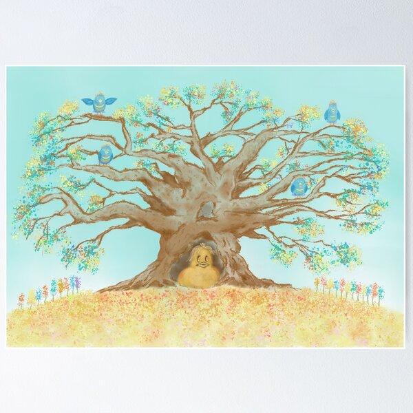 Item preview, A unique tree house and adorable birds designed and sold by greenPQBstudio.