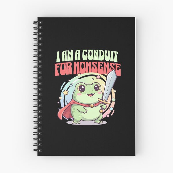 Item preview, I Am A Conduit For Nonsense Cute Kawaii Frog designed and sold by dudelinart.