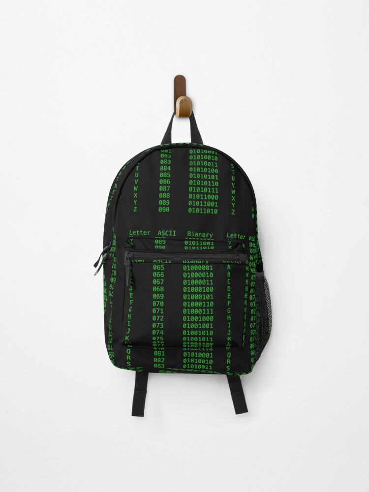Thumbnail 1 of 3, Backpack, Computer Alphabet designed and sold by SF33.