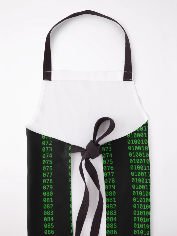 Thumbnail 5 of 6, Apron, Computer Alphabet designed and sold by Sew Fay.