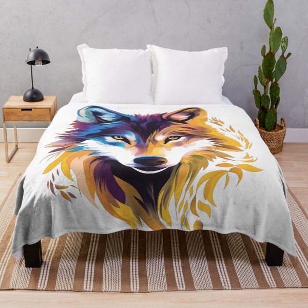 Item preview, Colorful Wolf  designed and sold by Anicue.