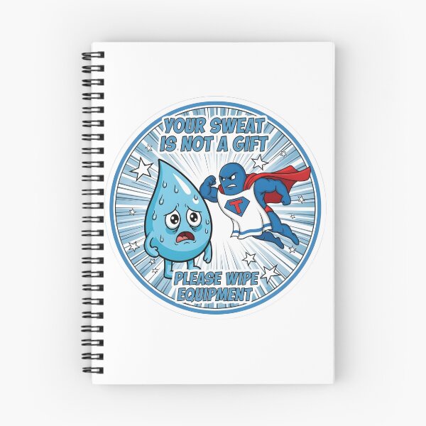 Item preview, Your Sweat Not A Gift Please Wipe Equipment Sticker - Funny Gym Sign - Fitness Humor designed and sold by SewRed.