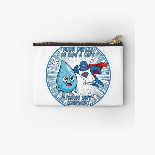 Item preview, Your Sweat Not A Gift Please Wipe Equipment Sticker - Funny Gym Sign - Fitness Humor designed and sold by SewRed.