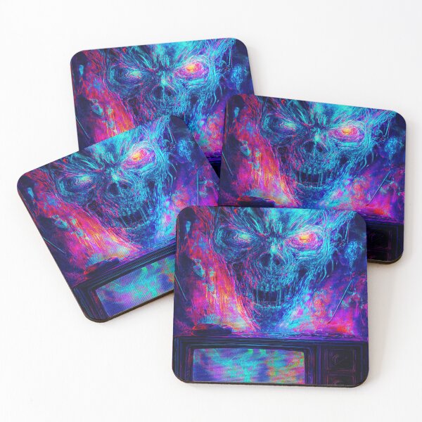 Item preview, Neon TV Horror designed and sold by MatrixTattoo.