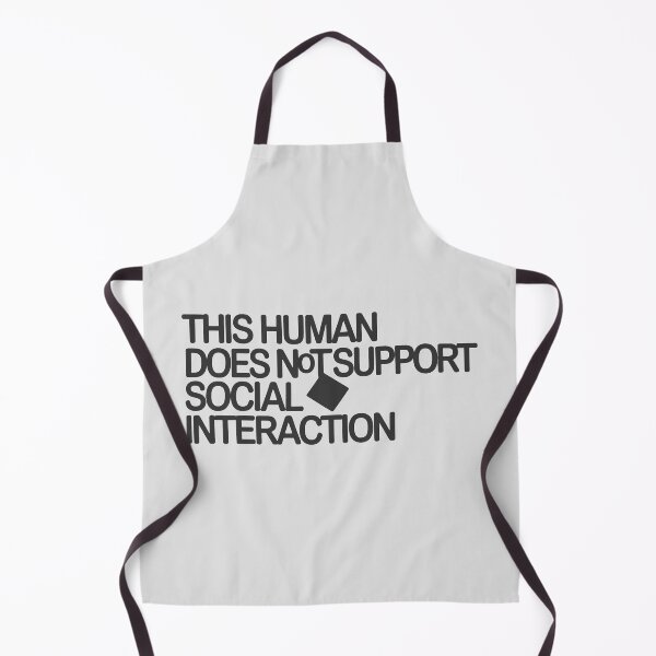 Item preview, Modern Minimal Anti-Social Message with a Small Icon Detail designed and sold by SplashTastic.