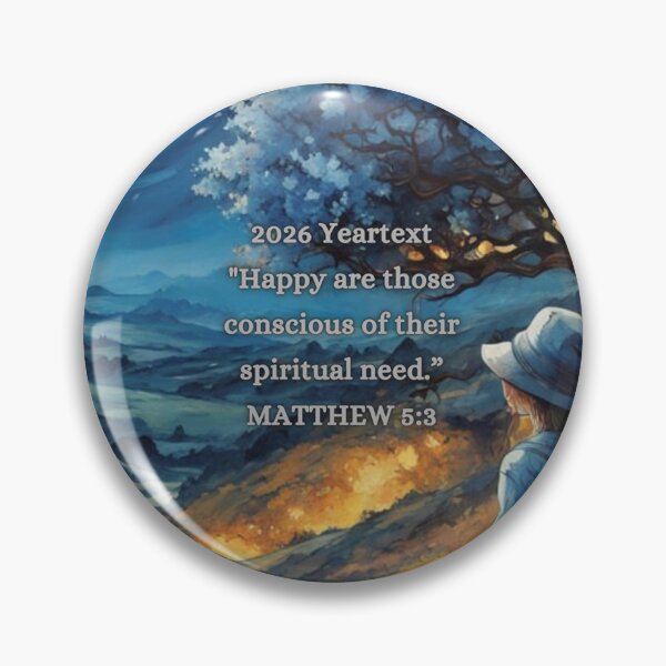Item preview, 2026 Yeartext JW Blue Bonsai designed and sold by IvaRenee.