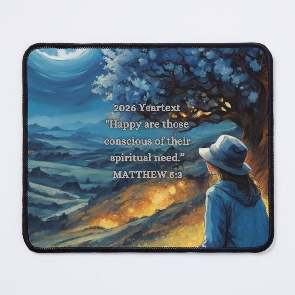 Item preview, 2026 Yeartext JW Blue Bonsai  designed and sold by IvaRenee.