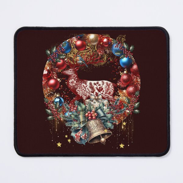 Item preview, Christmas mishmash on a bauble wheel with a deer designed and sold by DżodżoJoy.