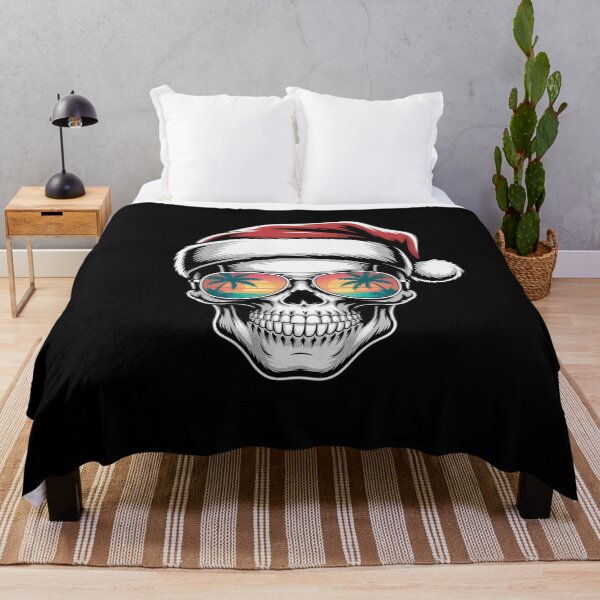 Item preview, Skull Christmas In July Beach Tropical Summer Vacation designed and sold by HaileyRobel.