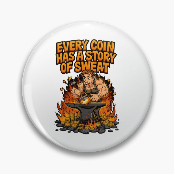 Item preview, Every Coin Has A Story Of Sweat – Coinforge designed and sold by Design Orbit.