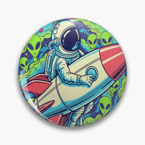 Item preview, Retro Astronaut Space designed and sold by CyberdogStudios.