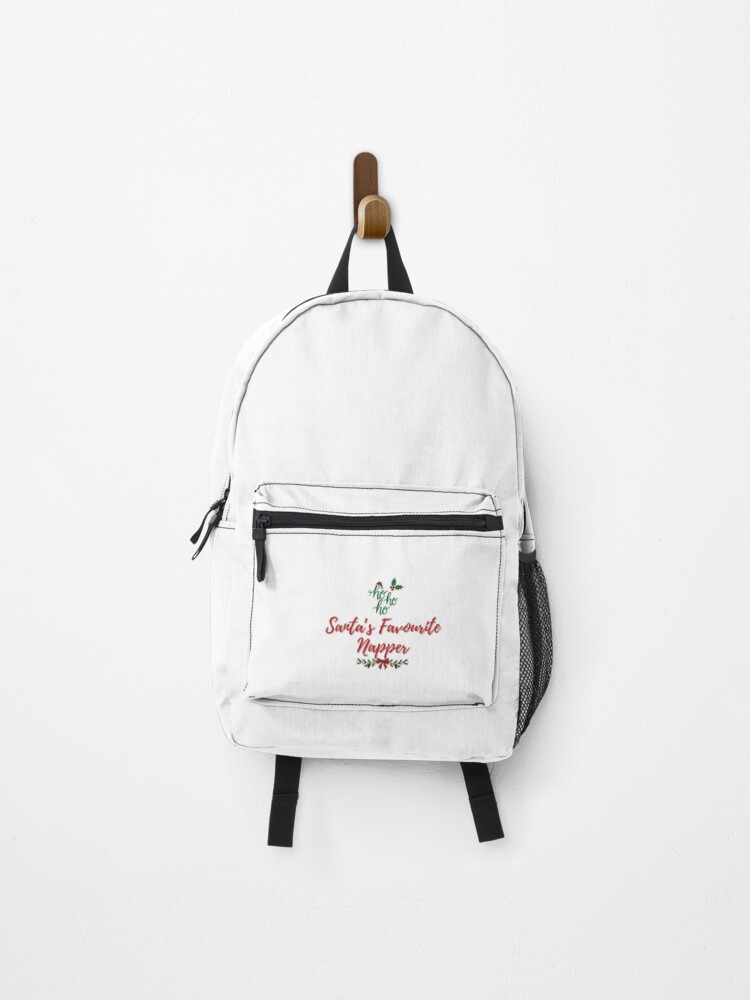 Thumbnail 1 of 3, Backpack, Santa’s Favourite Napper designed and sold by DixieGirlStudio.