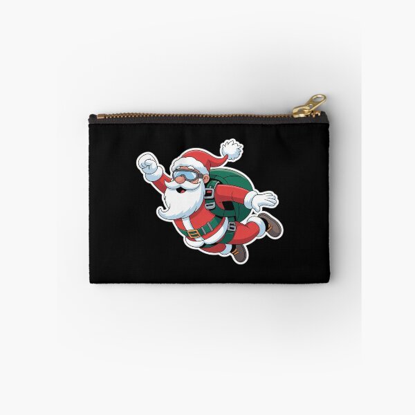 Item preview, Skydiving Parachuting Funny Christmas Santa Free Flying Fall designed and sold by DrewLeuschke.