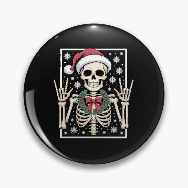 Artikelvorschau, Skelett Weihnachtsmann Cool Weihnachten Punk Rock Xmas entworfen und verkauft von AmparoBoyle.