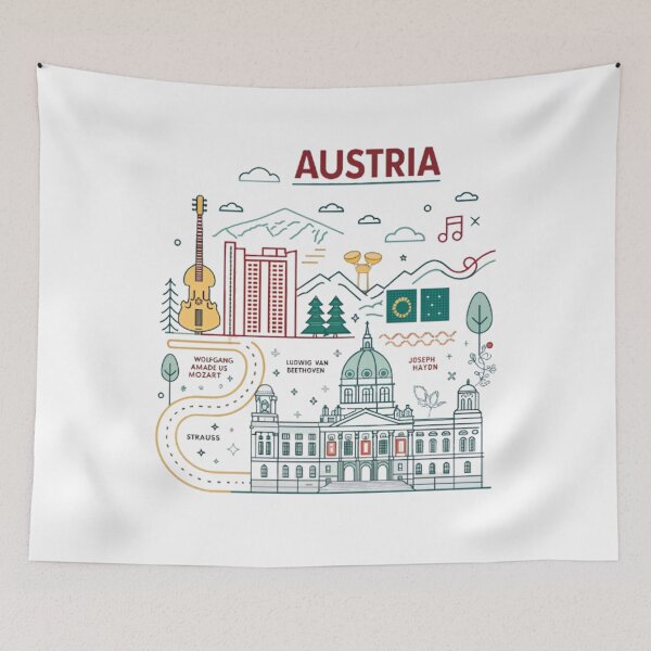 Item preview, AUSTRIA CITY OF MUSIC designed and sold by likbatonboot.