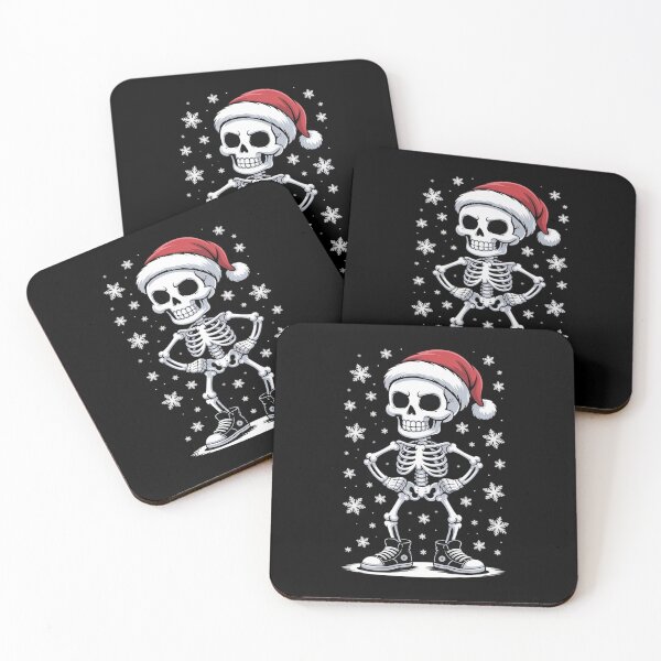 Item preview, Skeleton Santa Hat Christmas Pajama Cool X-Mas Skull designed and sold by FranzFriesen.