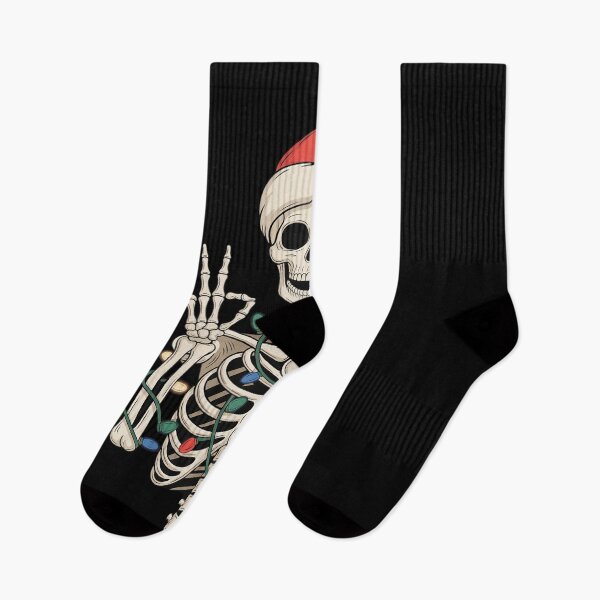 Item preview, Skeleton Santa Merry Christmas Xmas Lights Pajamas Holiday designed and sold by RayArmstrong.