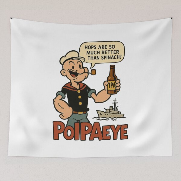 Item preview, PoIPAeye – Retro Sailor Loves IPA designed and sold by SablePL.