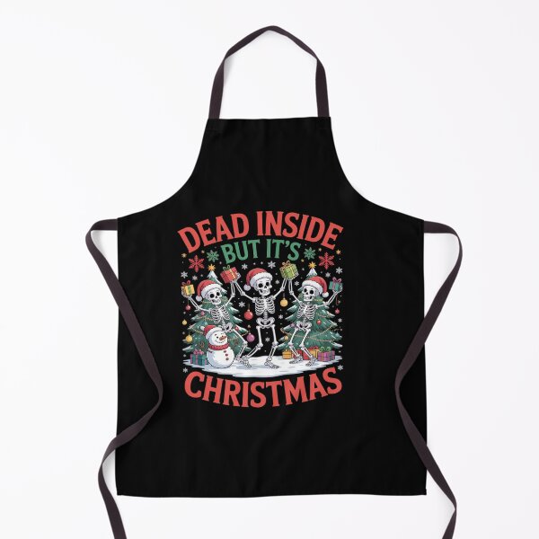 Item preview, Skeleton When You're Dead Inside but It's Christmas Skeleton designed and sold by DrewLeuschke.