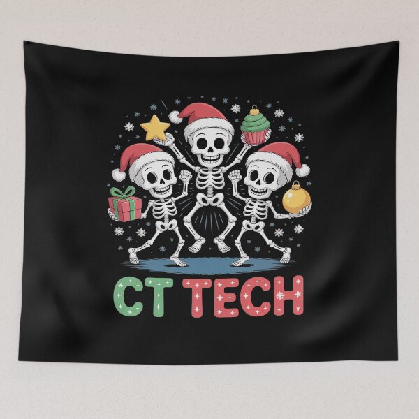 Item preview, Skeleton CT Tech Computed Tomography Technologist Christmas designed and sold by MinaReinger.