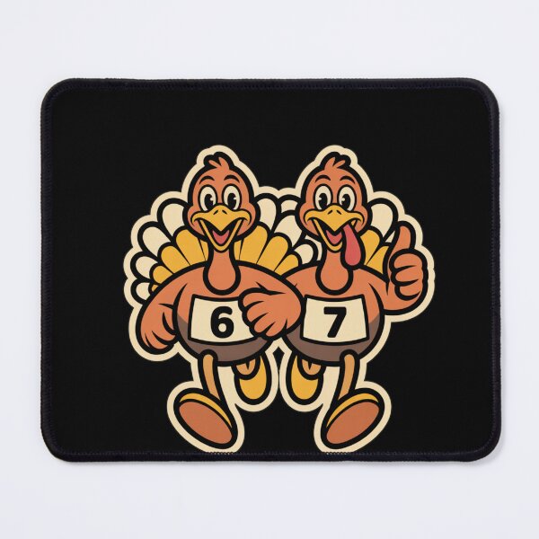Item preview, Turkey Trot Training Crew — 6 & 7 = 67 (Retro Sticker Style) designed and sold by pkk72.