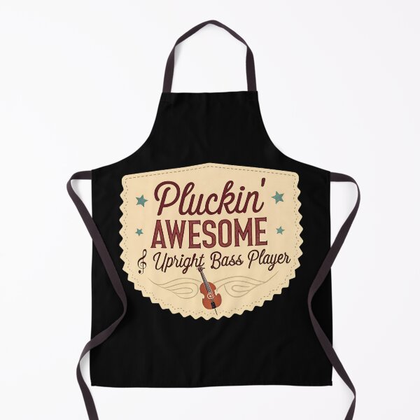 Item preview, Funny Upright Bass Quote — “Pluckin’ Awesome” Jazz Music designed and sold by VividOrganica.