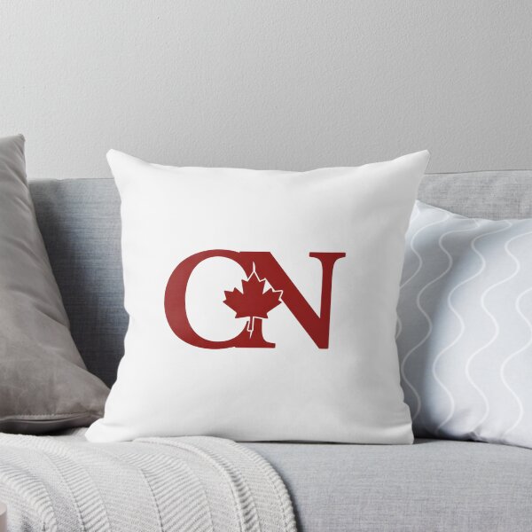 Item preview, CN Canada Monogram Maple Leaf Minimalist designed and sold by Paper Drip.