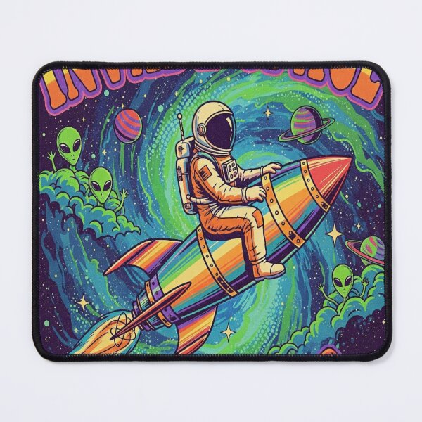 Item preview, Retro Astronaut Space designed and sold by CyberdogStudios.