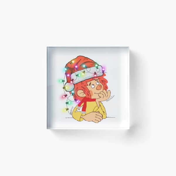 Item preview, Pumuckl mit Weihnachtsmannmütze designed and sold by DieViolettHund.