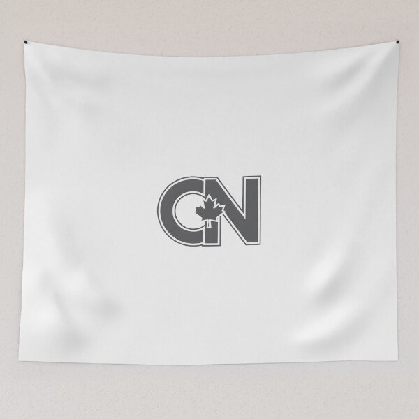 Item preview, CN Canada Monogram Maple Leaf Minimalist designed and sold by Paper Drip.