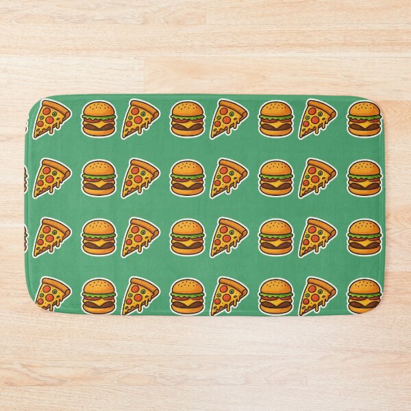 Item preview, Cute Pizza and Burger designed and sold by imperiumpublicitario .