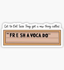 FR E SH A VOCA DO Sticker