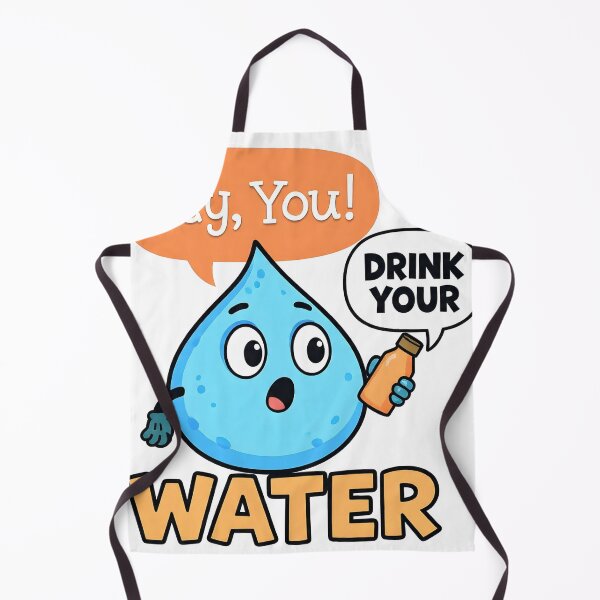 Item preview, Cute Water Drop Hydration Reminder designed and sold by UniquetyDesign.