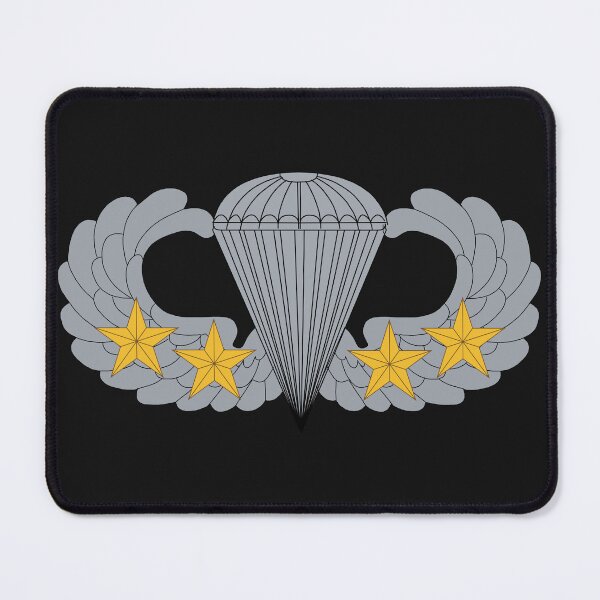 Item preview, Badge - Army - Parachutist - Basic - 4 Combat Star X 300 designed and sold by Military Insignia Products.
