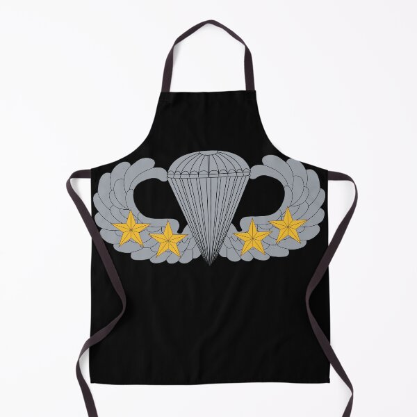 Item preview, Badge - Army - Parachutist - Basic - 4 Combat Star X 300 designed and sold by Military Insignia Products.