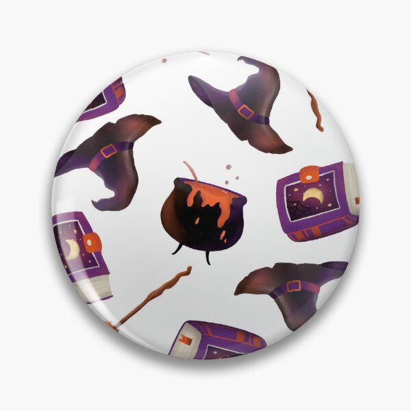 Item preview, Halloween Witch Illustration – Seamless Magic Patter designed and sold by Dbscreativo.