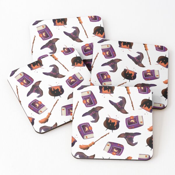 Item preview, Halloween Witch Illustration – Seamless Magic Patter designed and sold by Dbscreativo.