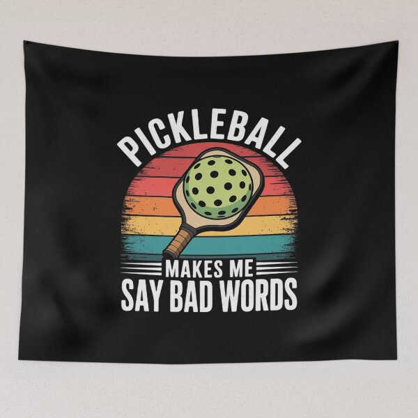 Item preview,  Pickleball Makes Me Say Bad Words for Players  designed and sold by THagBlue.