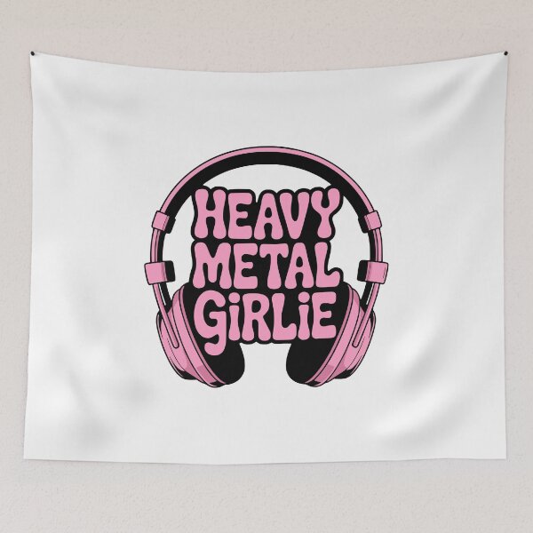 Item preview, Heavy Metal Girlie! Pink Music Girl designed and sold by PMCreative.