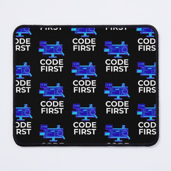 Item preview, Code First Tech Minimalist Design for Programmers designed and sold by Alfisidiq.