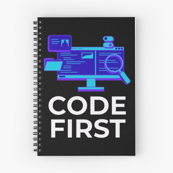 Item preview, Code First Tech Minimalist Design for Programmers designed and sold by Alfisidiq.
