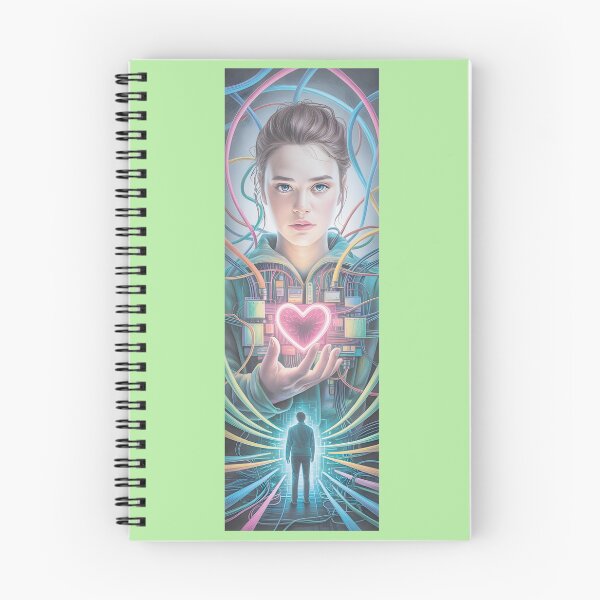 Item preview, Neon Heart Circuitry Portrait Png By Merch, Limited Edition designed and sold by KILEYMARGSHOP.