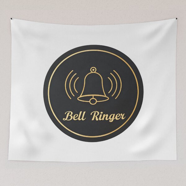 Item preview, Minimal Bell Silhouette– Elegant Design for Bell Ringers & Choirs designed and sold by VividOrganica.