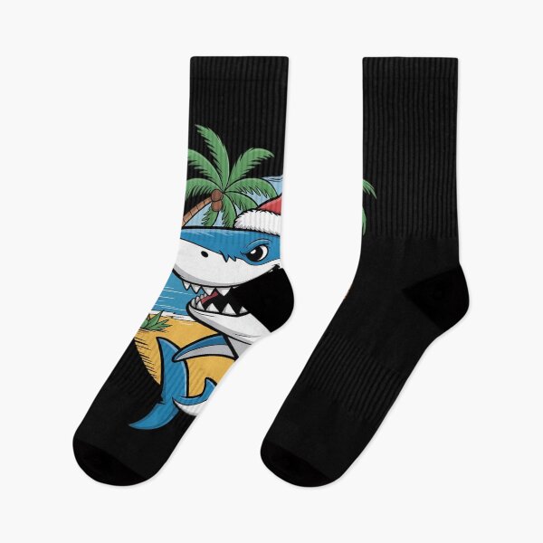 Item preview, Shark Christmas In July Tropical Beach Summer Vacation designed and sold by AmparoBoyle.