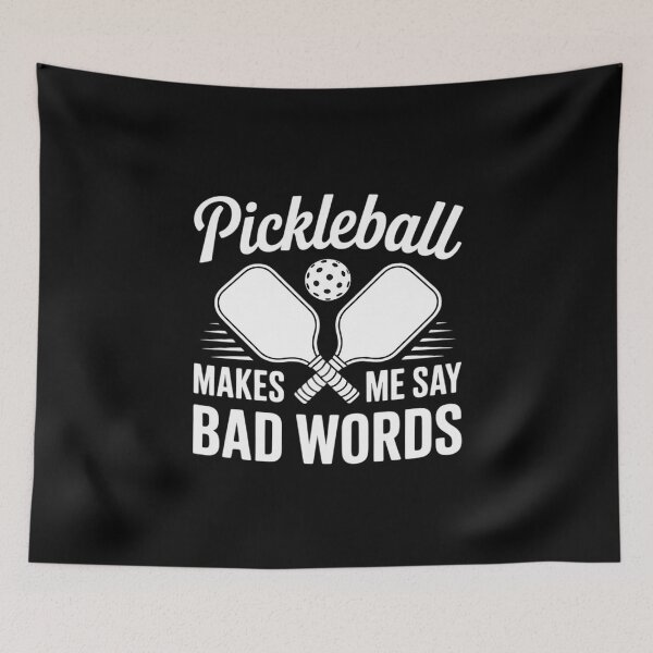 Item preview, Pickleball Makes Me Say Bad Words Pickleball Players  designed and sold by THagBlue.